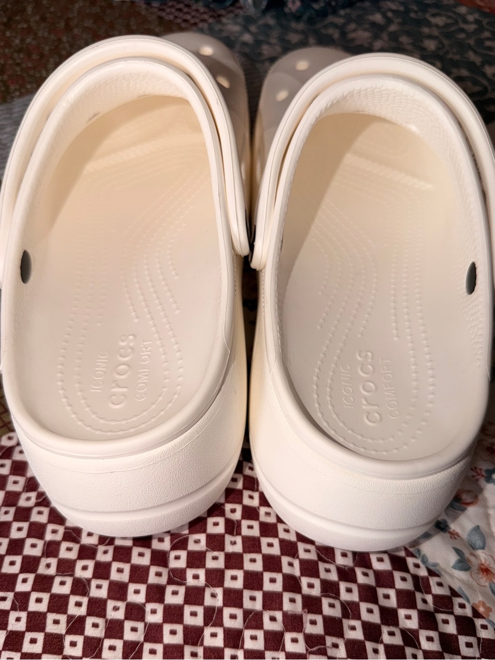 Crocs Baya Platform Clogs White Women’s Size 9 NWOT Comfort Shoes - Picture 5 of 5